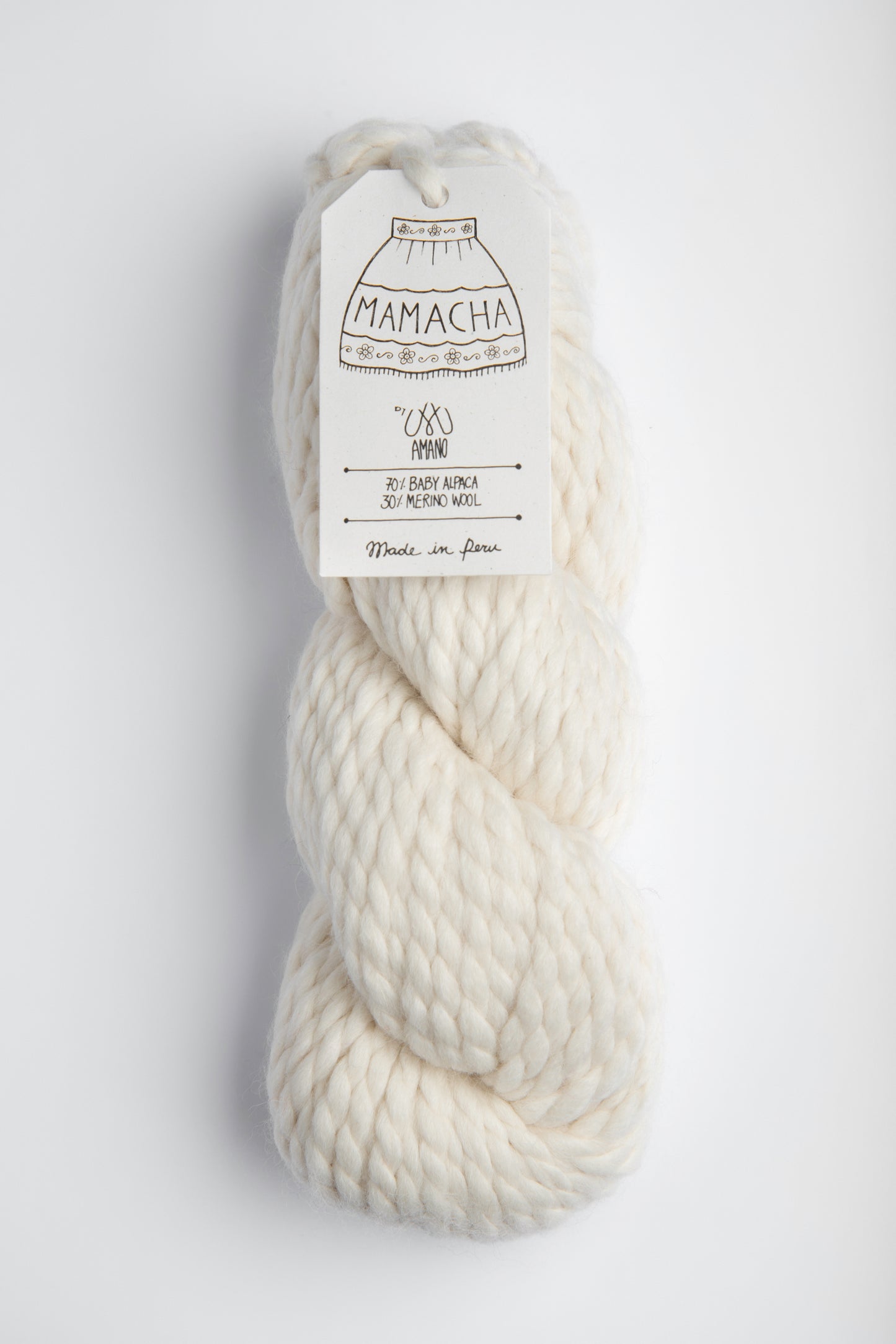 Amano Mamacha 70% Baby Alpaca - 30% Merino Wool 100gr