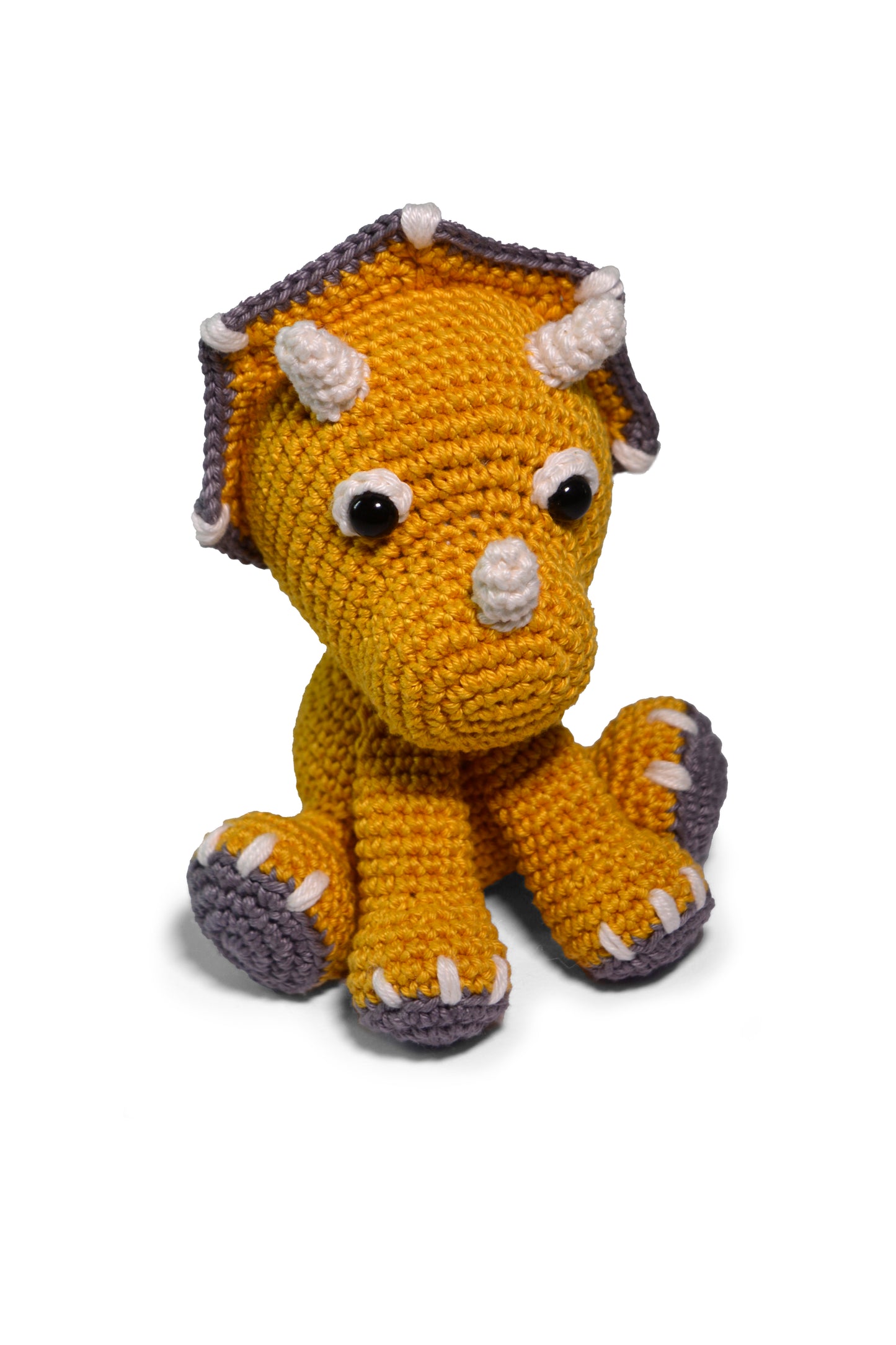 Amigurumi Kit Dinos - Baby Triceratops