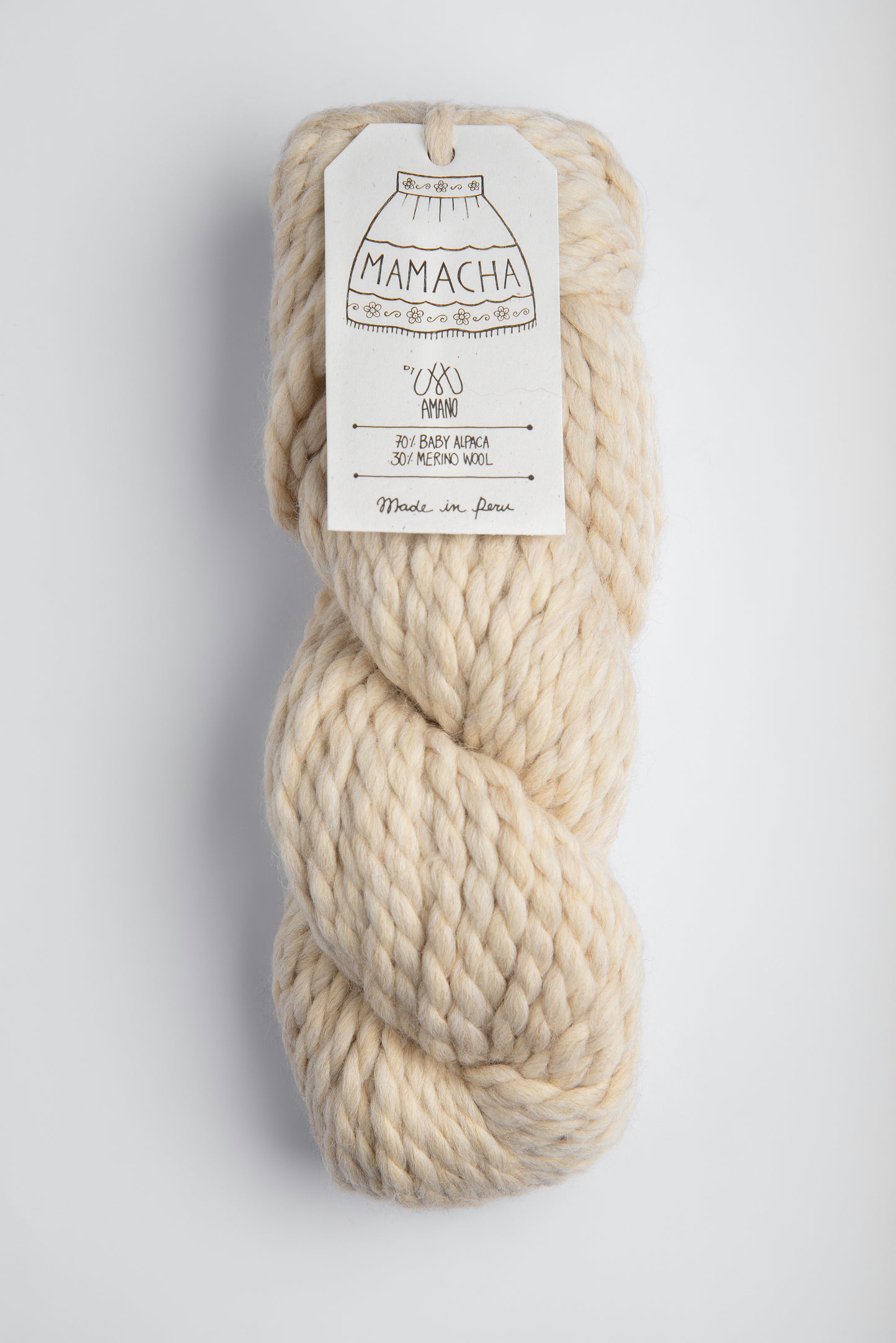 Amano Mamacha 70% Baby Alpaca - 30% Merino Wool 100gr