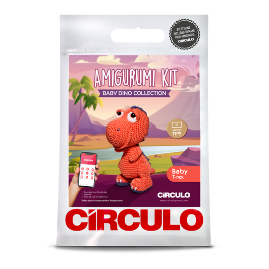 Amigurumi Kit Dinos - Baby T-Rex